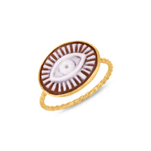 Load image into Gallery viewer, Cameo Eye Ring
