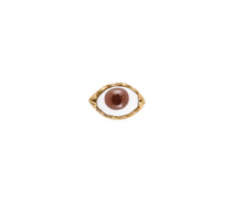 Load image into Gallery viewer, Brown Eye Stud Earring - READY TO SHIP
