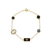Load image into Gallery viewer, Five Mini Charm Bracelet - READY TO SHIP
