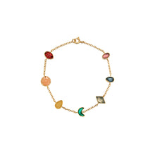 Load image into Gallery viewer, Rainbow Mini Charm Bracelet - READY TO SHIP
