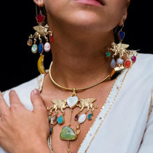 Load image into Gallery viewer, Winged Lion Drop Earrings
