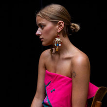 Load image into Gallery viewer, Winged Lion Drop Earrings
