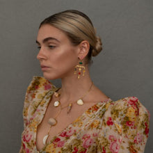 Load image into Gallery viewer, Ornamental Scroll Balance Drop Earrings
