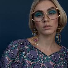 Load image into Gallery viewer, Ornamental Scroll Multilayer Balance Drop Earrings
