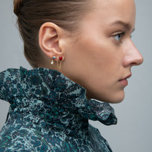 Load image into Gallery viewer, Eye Teardrop Double Stud Earring - READY TO SHIP
