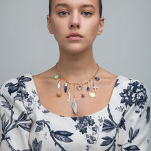 Load image into Gallery viewer, Wire Charm Drop Necklace - READY TO SHIP
