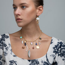 Load image into Gallery viewer, Wire Charm Drop Necklace - READY TO SHIP
