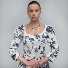 Load image into Gallery viewer, Cloud &amp; Rain Chain Drop Earrings - READY TO SHIP
