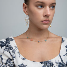 Load image into Gallery viewer, Cloud &amp; Rain Chain Drop Earrings - READY TO SHIP
