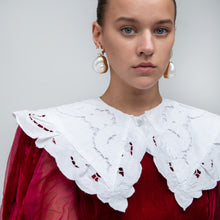 Load image into Gallery viewer, Moon and Star Shell Drops Earrings - READY TO SHIP
