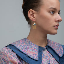 Load image into Gallery viewer, Mae West Blue Earrings - READY TO SHIP
