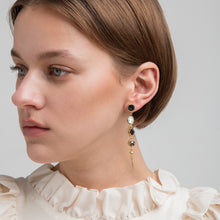 Load image into Gallery viewer, Five Charm With Victorian Drop Earrings - READY TO SHIP

