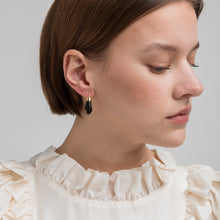 Load image into Gallery viewer, Black Hand Hook Earrings - READY TO SHIP
