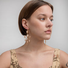 Load image into Gallery viewer, Cameo Layered With Victorian Drop Earrings - READY TO SHIP
