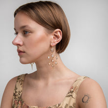 Load image into Gallery viewer, Cameo Layered With Victorian Drop Earrings - READY TO SHIP
