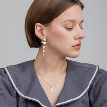 Load image into Gallery viewer, Five Charm Victorian Drop Earrings - READY TO SHIP
