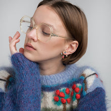 Load image into Gallery viewer, Eye Ear Jacket Earrings - READY TO SHIP
