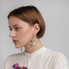 Load image into Gallery viewer, Multilayer Balance Victorian Drop Earrings - READY TO SHIP
