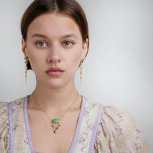 Load image into Gallery viewer, Five Charm Victorian Drop Earrings - READY TO SHIP
