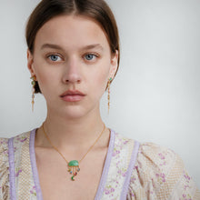 Load image into Gallery viewer, Cloud &amp; Rain Chain Drop Necklace - READY TO SHIP
