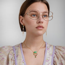 Load image into Gallery viewer, Five Charm Victorian Drop Earrings - READY TO SHIP
