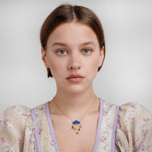 Load image into Gallery viewer, Cloud &amp; Rain Chain Drop Necklace - READY TO SHIP
