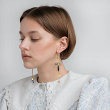 Load image into Gallery viewer, Hand Multi Charm Drop Earrings - READY TO SHIP
