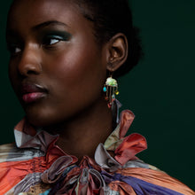 Load image into Gallery viewer, Cloud &amp; Rain Chain Drop Earrings
