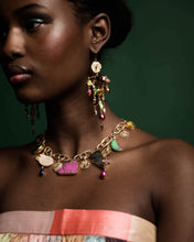 Load image into Gallery viewer, Multi Charm Balance Drop Earrings - READY TO SHIP
