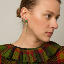 Load image into Gallery viewer, Five Charm With Victorian Drop Earrings - READY TO SHIP
