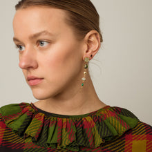 Load image into Gallery viewer, Five Charm With Victorian Drop Earrings - READY TO SHIP
