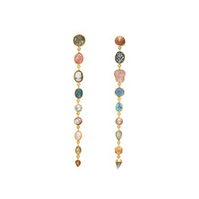 Load image into Gallery viewer, Nine Charm Multi Drop Earrings - READY TO SHIP
