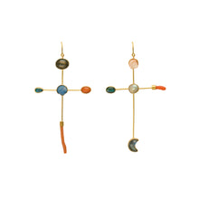 Load image into Gallery viewer, Cross Hook Earrings - READY TO SHIP

