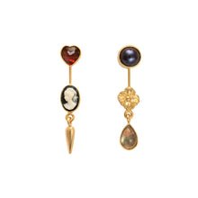 Load image into Gallery viewer, Double Detachable Victorian Drop Earrings - READY TO SHIP
