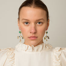 Load image into Gallery viewer, Eye Cross Drop Earrings - READY TO SHIP - READY TO SHIP
