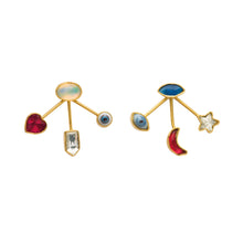 Load image into Gallery viewer, Eye Ear Jacket Earrings - READY TO SHIP
