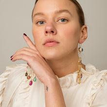 Load image into Gallery viewer, Eye Peeper and Bird Drop Earrings - READY TO SHIP

