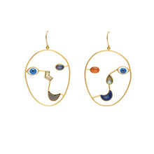 Load image into Gallery viewer, Face Earrings - READY TO SHIP
