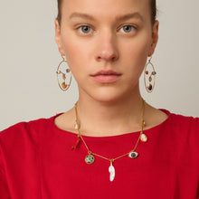 Load image into Gallery viewer, Seven Wire Charm Necklace - READY TO SHIP
