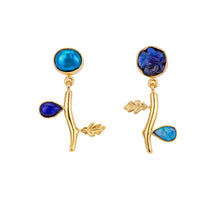 Load image into Gallery viewer, Flower Drop Earrings - READY TO SHIP

