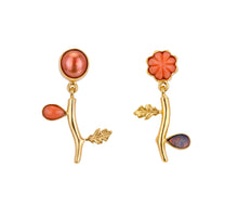 Load image into Gallery viewer, Flower Drop Earrings - READY TO SHIP
