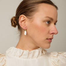 Load image into Gallery viewer, White Hand Hook Earrings - READY TO SHIP
