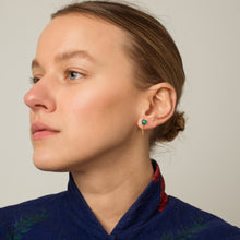 Load image into Gallery viewer, Mismatched Chain Stud Earrings - READY TO SHIP
