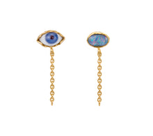 Load image into Gallery viewer, Mismatched Chain Stud Earrings - READY TO SHIP
