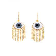 Load image into Gallery viewer, Mae West Blue Earrings - READY TO SHIP
