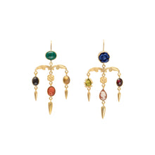 Load image into Gallery viewer, Ornamental Scroll Balance Drop Earrings

