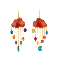 Load image into Gallery viewer, Rainbow Cloud Earrings - READY TO SHIP

