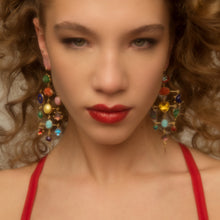 Load image into Gallery viewer, Rainbow Multilayer Balance Victorian Drop Earrings - READY TO SHIP
