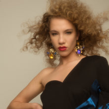 Load image into Gallery viewer, Serpent and Lion Balance Drop Earrings - READY TO SHIP
