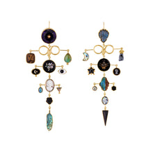 Load image into Gallery viewer, Serpent Multilayer Balance Drop Earrings - READY TO SHIP
